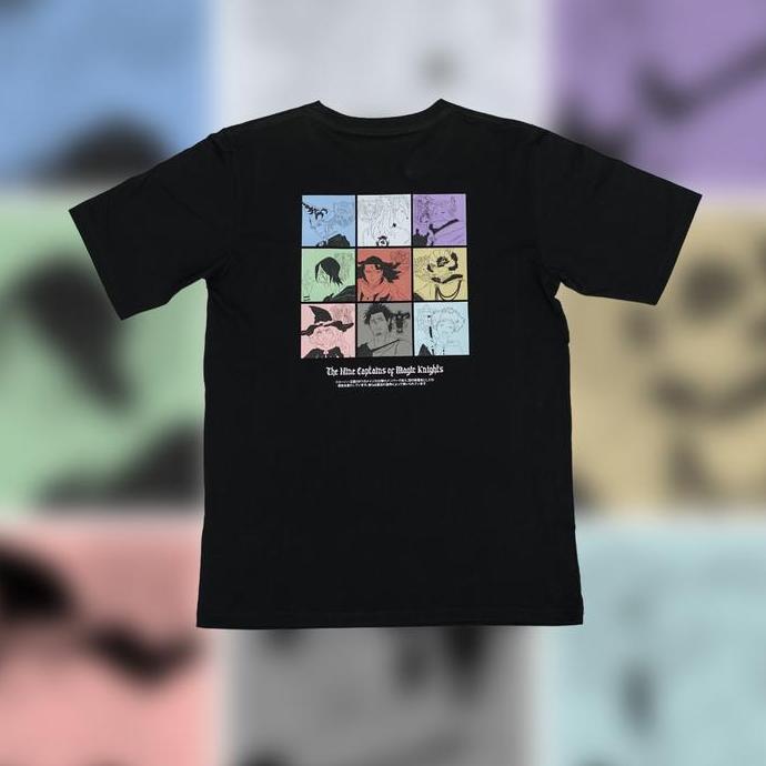 Baju Anime Black Clover "BLACK" | Ikuzo.studio | Kaos Anime