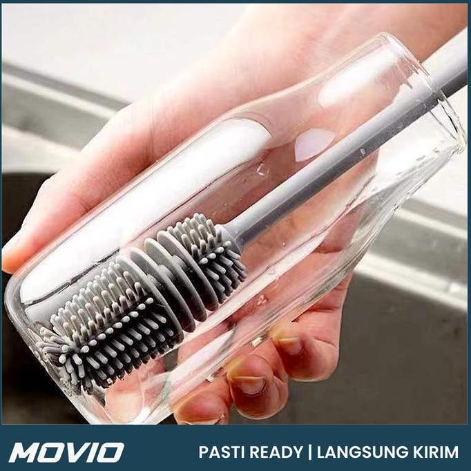 MOVIO Sikat Pembersih Botol - Sikat Cuci Botol / Sikat Botol Panjang