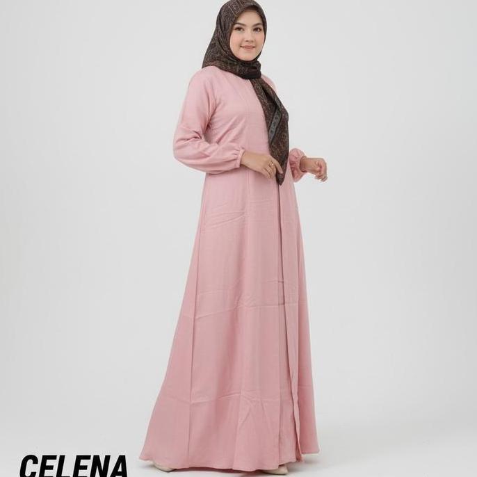 Arsy- Gamis Amanda X Kharisma Celena Payet Rayon Twill (Free Goodie Bag & Pouch)