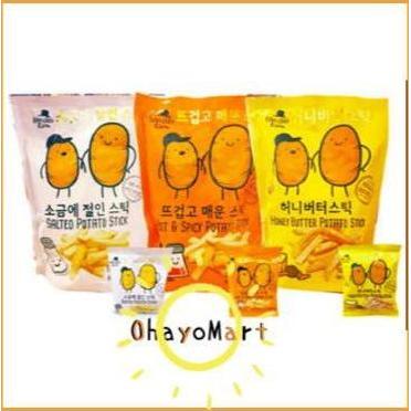 Snck- Master Kim Potato Snack - Salted - Spicy - Honey Butter
