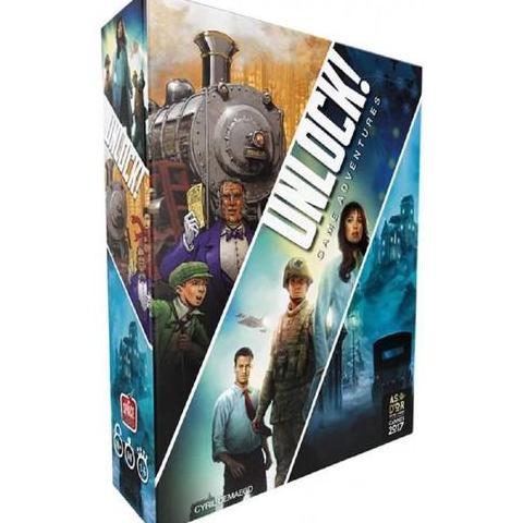 Unlock Game Adventure (3 in 1) Escape Room Board Game | Boardgame