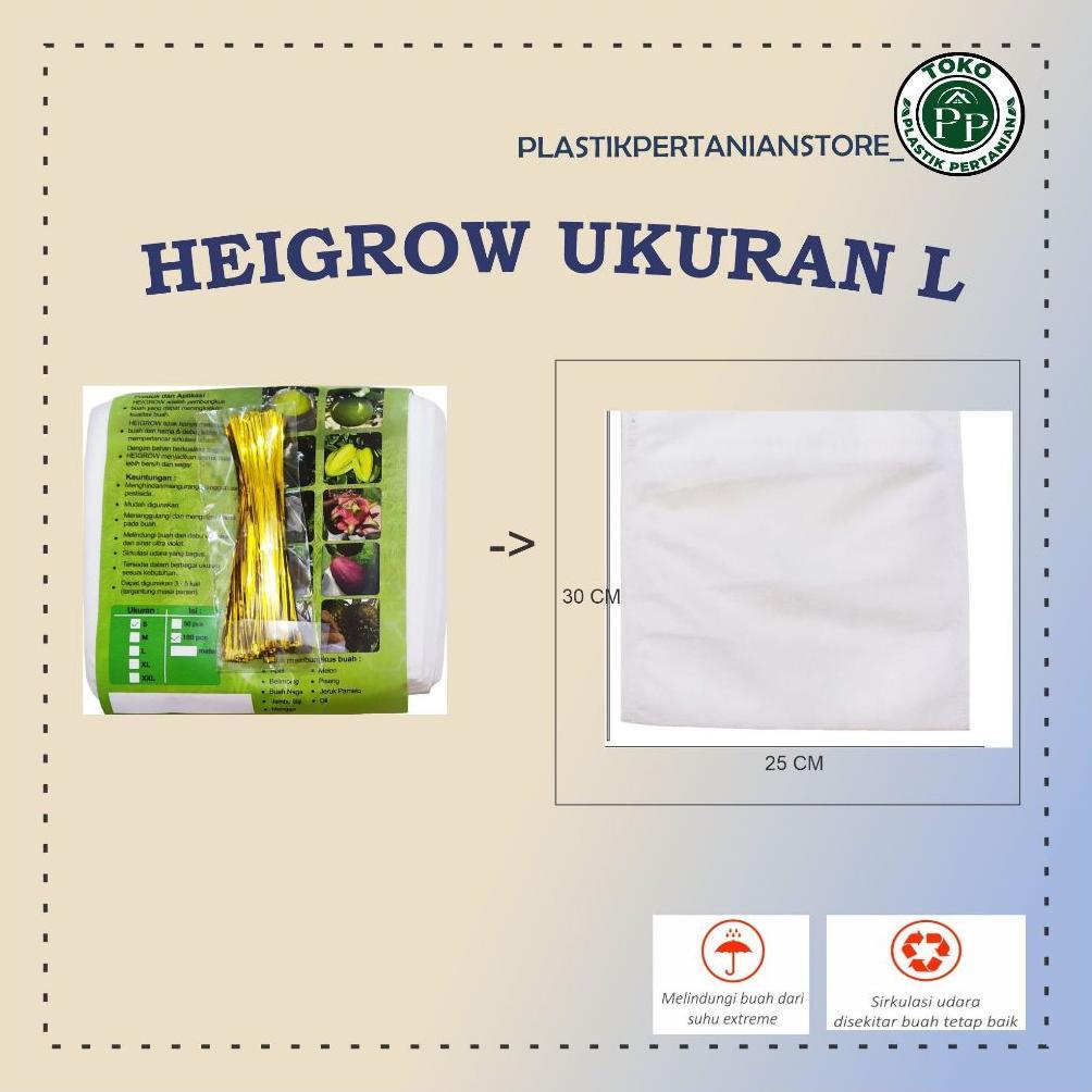 HEIGROW FRUIT COVER UKURAN L