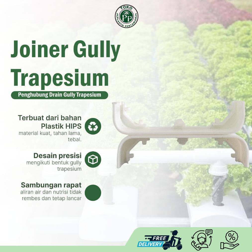 JOINER DRAIN GULLY TRAPESIUM/SAMBUNGAN GULLY HIDROPONIK/PENGHUBUNG GULLY