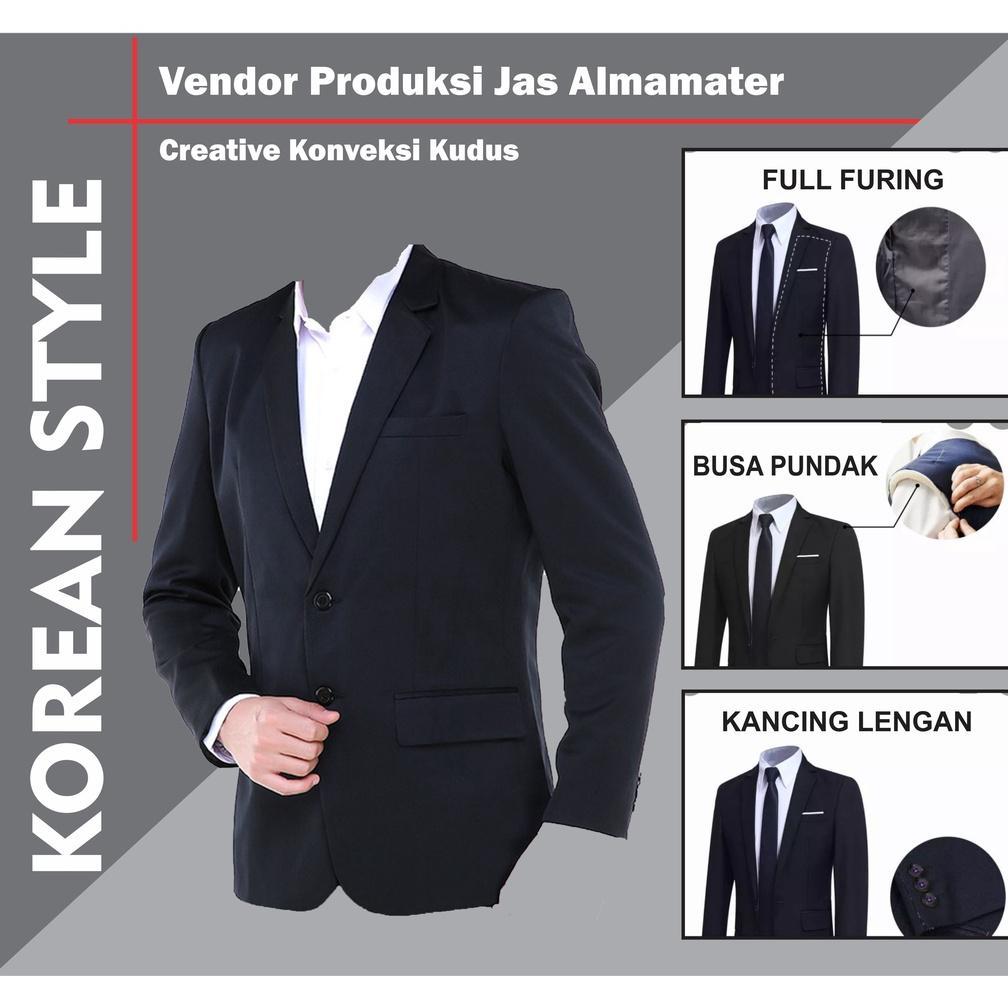New Product Cod | Jas Hitam Polos Pria / Blazer Pria / Jas / Blazer / Jas Murah / Blazer Berkualitas