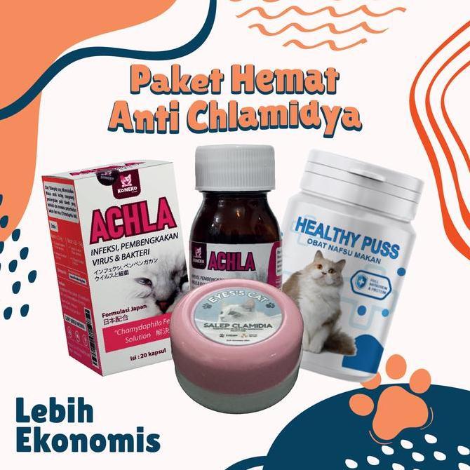 COMBO ANTI CHLAMIDIA KUCING PLUS VITAMIN IMUN