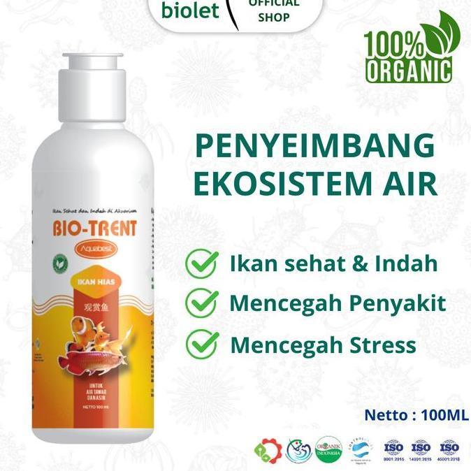 BIOTRENT AQUABEST IKAN HIAS 100ML / IKAN SEHAT / IKAN INDAH DI AQUARIUM / IKAN AIR TAWAR & AIR ASIN