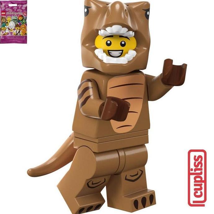Promo sealed - T-Rex Costume Fan LEGO 71037 Minifigure Series 24 Diskon