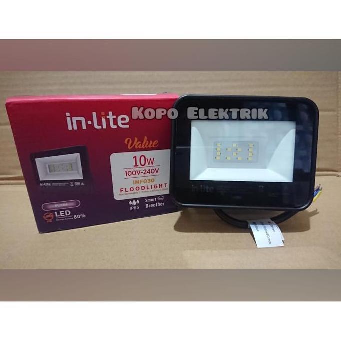 Inlite Lampu Sorot 10 Watt LED Inlite Sorot Value Floodlight