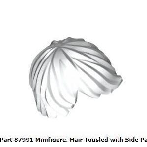 Promo Lego Part 87991 Hair Tousled Side Part White Rambut putih Quicksilver sh0180 76041 Diskon