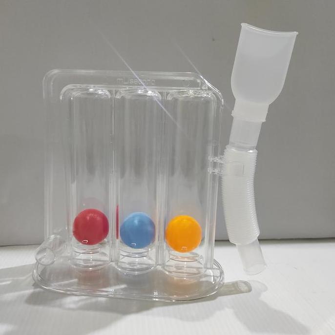 Spirometer 3 balls/ spirometri 3 bola/ alat latihan pernapasan