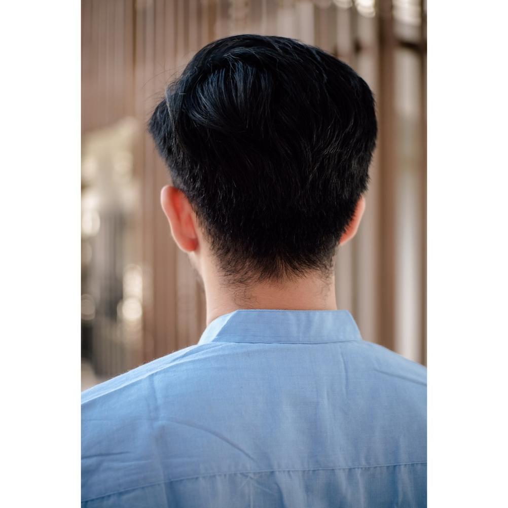 New Product Baju Koko Kurta Lengan Panjang Warna Biru Muda Biru Laut Ada Big Size Banyak Warna
