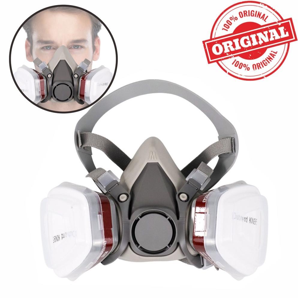 Masker Gas Respirator Safety / Masker Gas Antivirus / Masker Industri Antipolusi / Masker Gas 6200