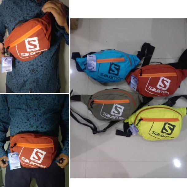 Tas pinggang/waist bag/tas selempang Salomon kapasitas besar