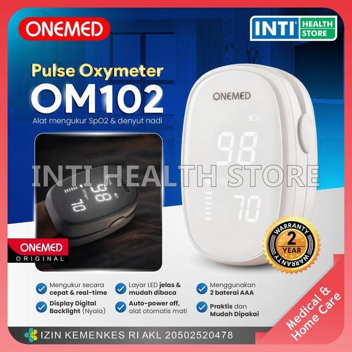 Onemed | Pulse Oxymeter OM102 | Alat Saturasi Oksigen | Pulse Oximeter