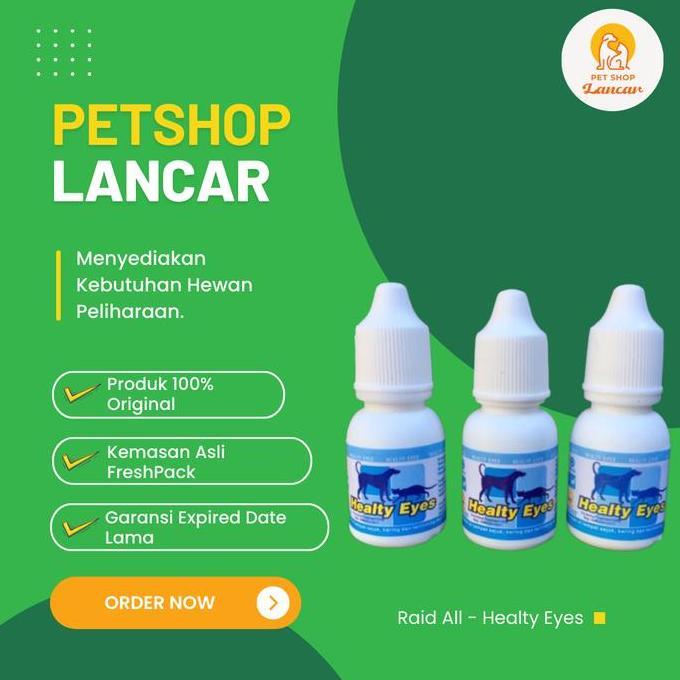 HEALTHY EYES - OBAT TETES MATA KUCING & ANJING