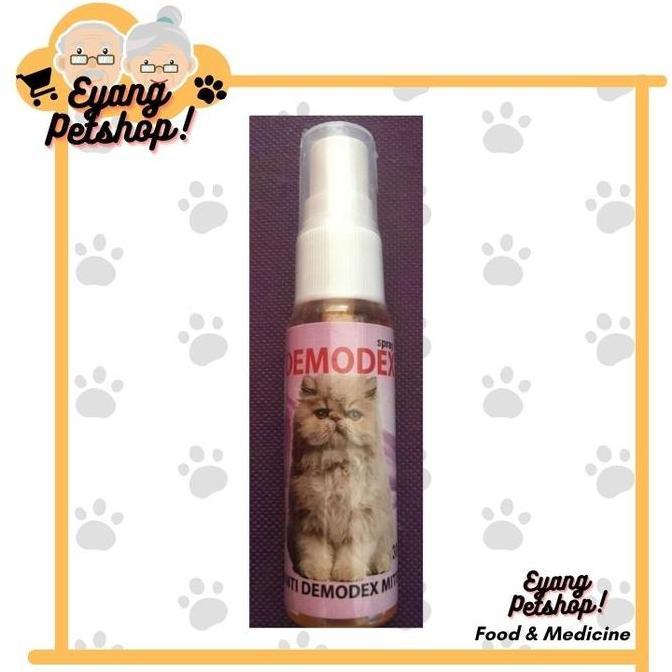 OBAT KUCING DEMODEX SPRAY PENYAKIT KULIT DEMODEX DAN MITES