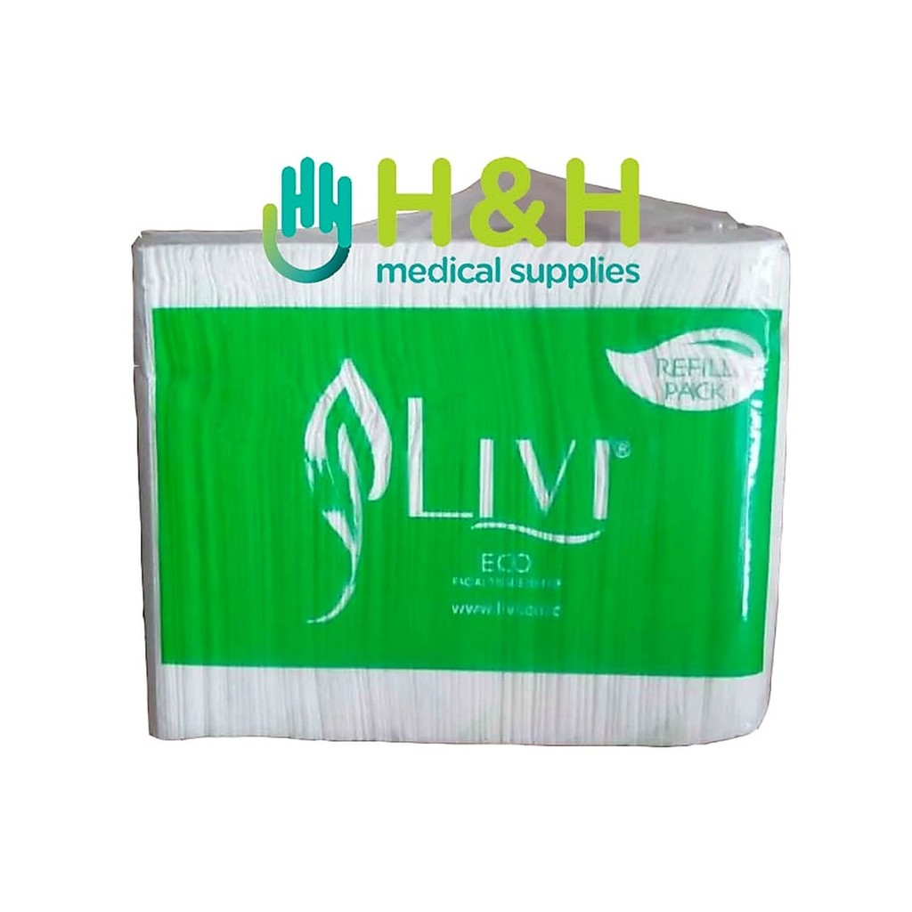 Tissue Facial Livi/ Tissue Livi Eco Refill 600 Sheet / Tissue Wajah / Tissue Muka / Tissue