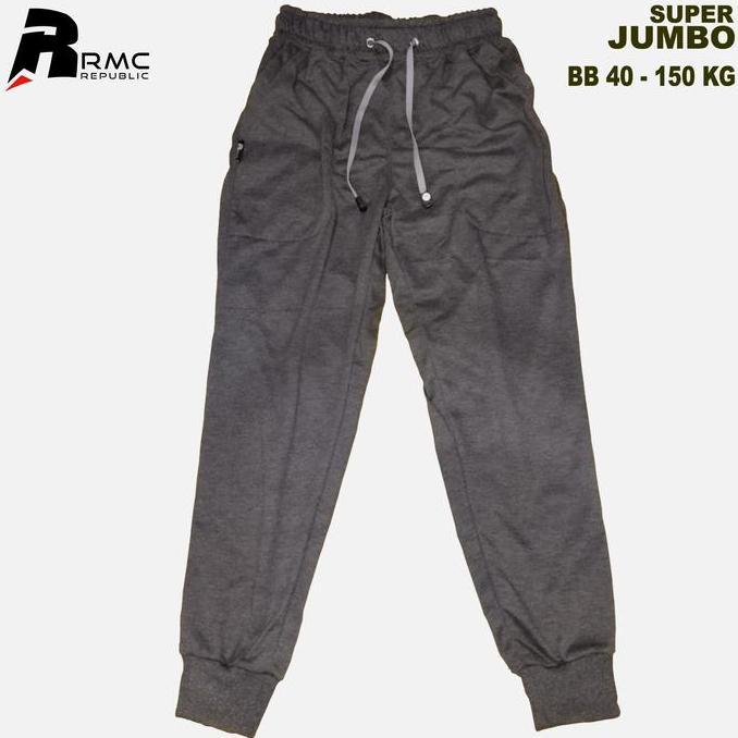 RMC Republic - Celana Jogger Panjang Dewasa Polos Misty Tua Pria Wanita