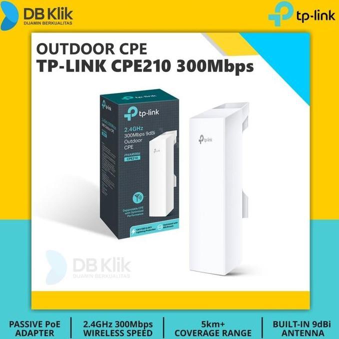TP-LINK CPE 210 OUTDOOR WIRELESS - TP-LINK CPE210 WIRELESS OUTDOOR MURAH