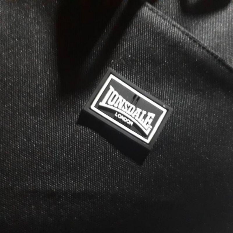 Barrel Bag Lonsdale Black & Navy