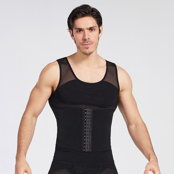 Korset Perata Dada Pria Singlet Premium Chest Binder Men Breast Binder KL005