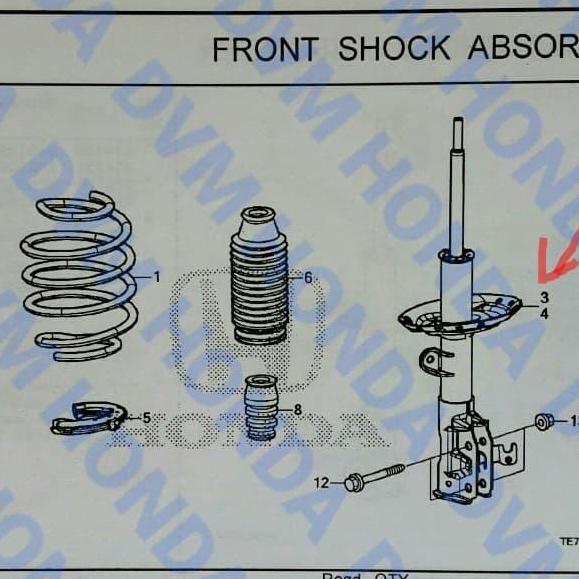Shockbreaker Depan IKYBI Brio/Mobilio