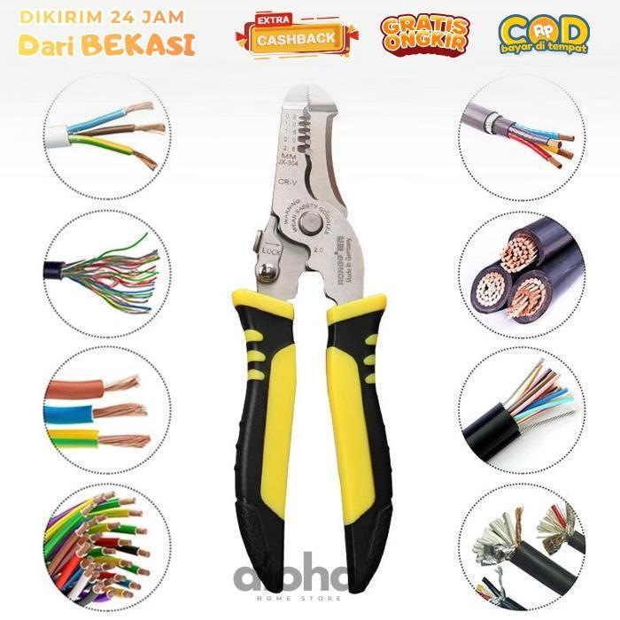 ALHM - Tang Multifungsi/Tang Potong Kabel Listrik/Tang Serbaguna Multifungsi/Tang Potong Kabel Listr
