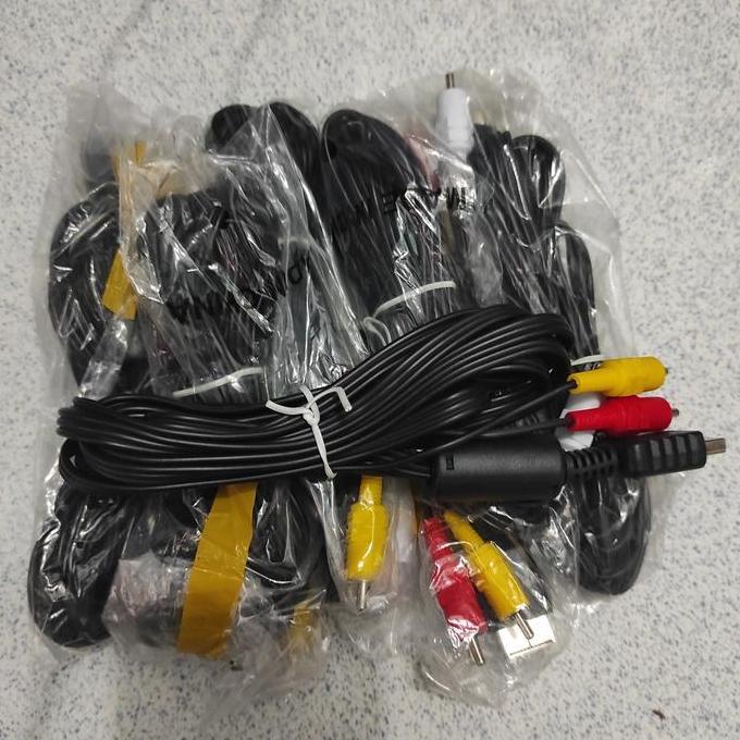Kabel AV/Cabel AV RCA PlayStation PS1 PS2 PS3 Fat Slim Superslim