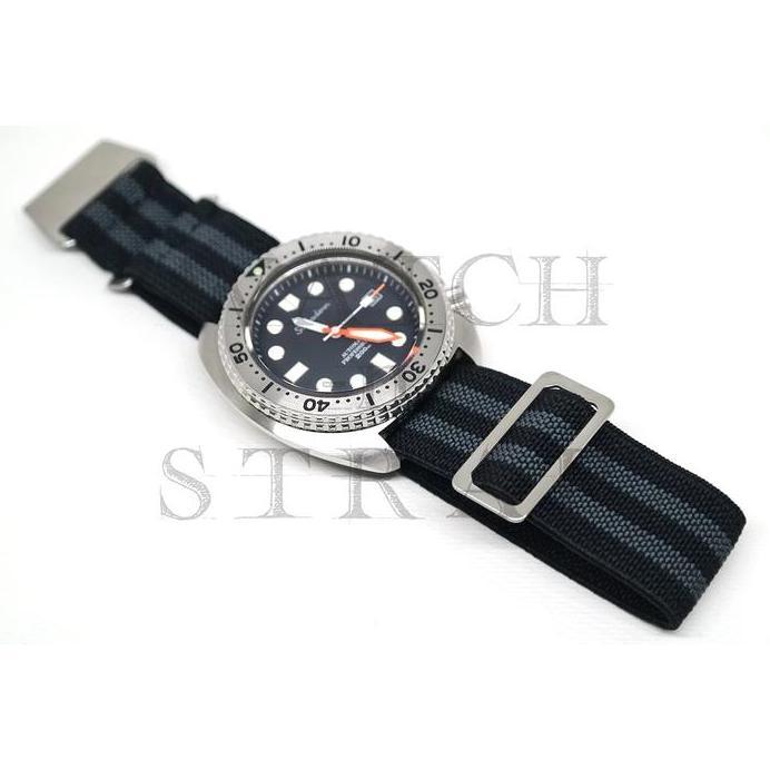French Marine Nationale Parachute Parasut Nato Strap MN 18mm 20mm 22mm Black Grey Green Navy