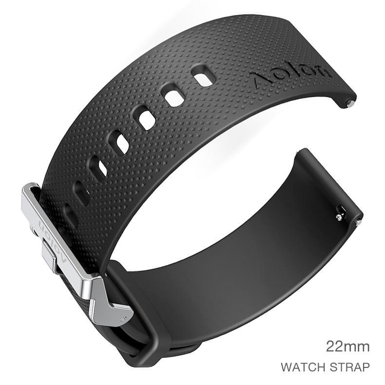 hot deals aolon original 22mm silicone strap smartwatch tahan air&lembut & nyaman for curve/gts/gtsu