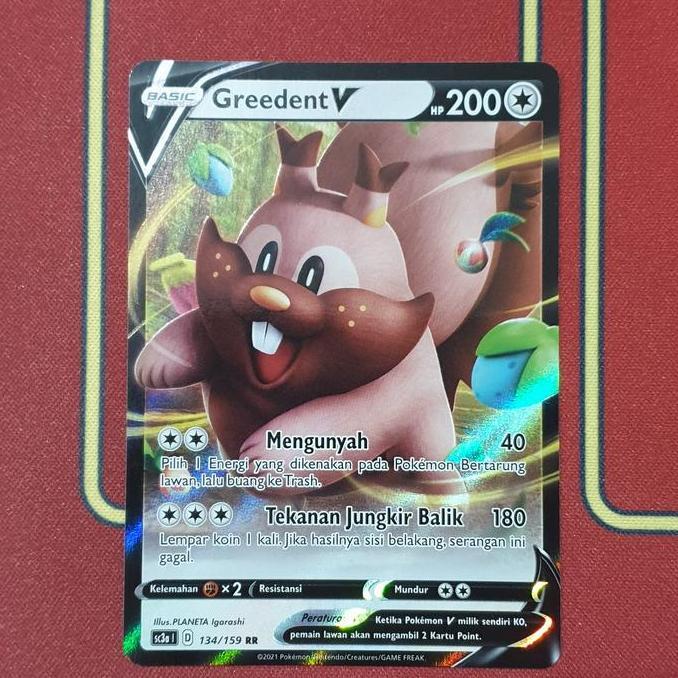 Greedent V RR - Pokemon TCG Indonesia