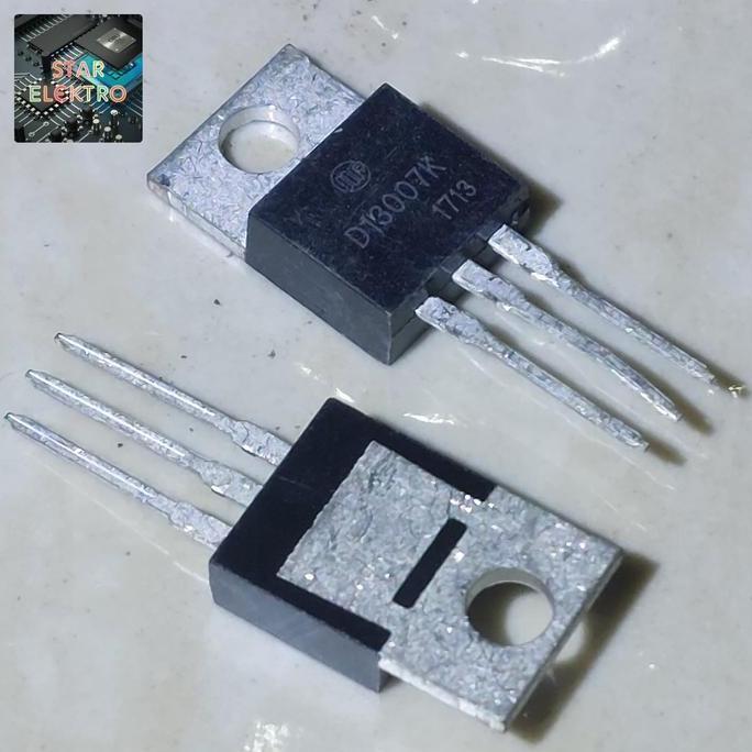 2 BUAH 2PCS D13007K TO-220 D13007 3DD13007K NPN 13007 TRANSISTOR POWER TUBE TRIODE 13007K 400V 8A SE