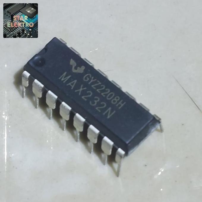 MAX232N DIP-16 MAX232 MAX 232 232N IC DUAL RECEIVER DRIVER EIA-232 5V 120KBPS RS232 TEXAS INSTRUMENT