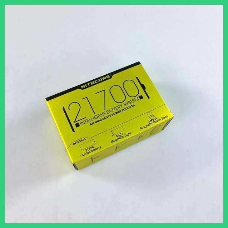 (BULANSABIT) NITECORE 21700 BATERAI LI-ION 5000MAH MAGNETIC LIGHT POWER BANK 21700I SIAP KIRIM