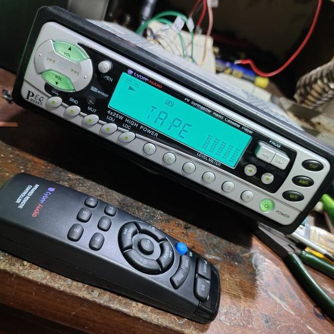BEKAS NORMAL TAPE RADIO FM MOBIL DIN HEAD UNIT HD27