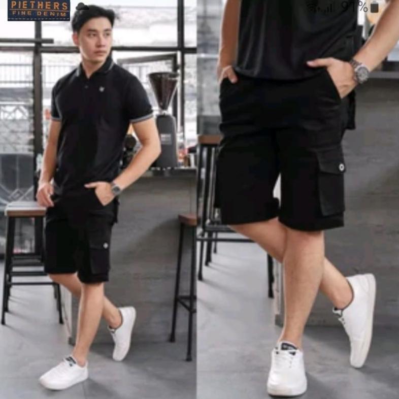 Ready Stock Yang Termurah Celana Cargo Pendek Pria Thrasher 27-34 Celana Kimpul Pendek Thrasher Orig