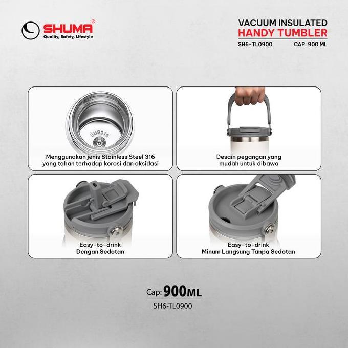 Shuma Handy Vacuum Tumbler 900ml