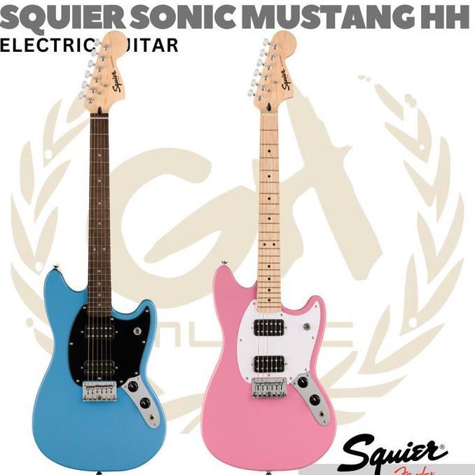 SQUIER SONIC MUSTANG HH Electric Guitar | Gitar Listrik Elektrik - CALIFORNIA BLUE