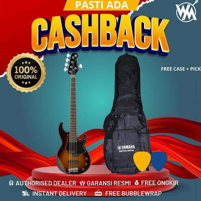 Yamaha BB435 Bass/ BB-435/  BB 435 - TBS + SOFTCASE & 2PICK