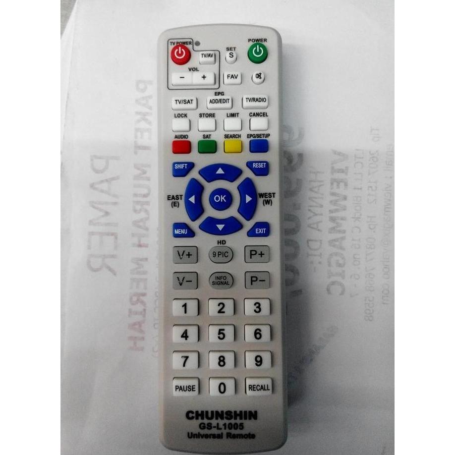 REMOTE/REMOT MULTI UNIVERSAL RECEIVER DIGITAL PARABOLA