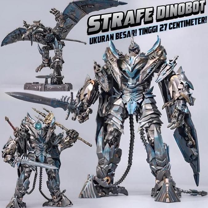 Baiwei TW-1104 Strafe Dinobot Burung ukuran besar 27 Centimeter temennya grimlock