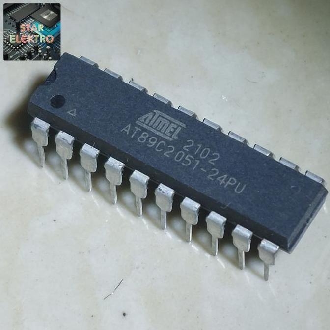 AT89C2051-24PU DIP-20 ATMEL IC MICRO FLASH 8-BIT CMOS 89C2051 MCS SE27