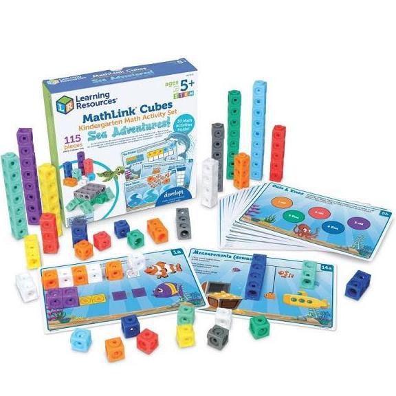 Learning Resources MathLink Cubes Kindergarten Math: Sea Adventures