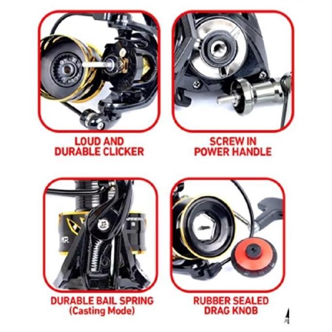 Reel Pancing Maguro Carrera BG/Carrera BR/Carrera GS 3000 Power Handle