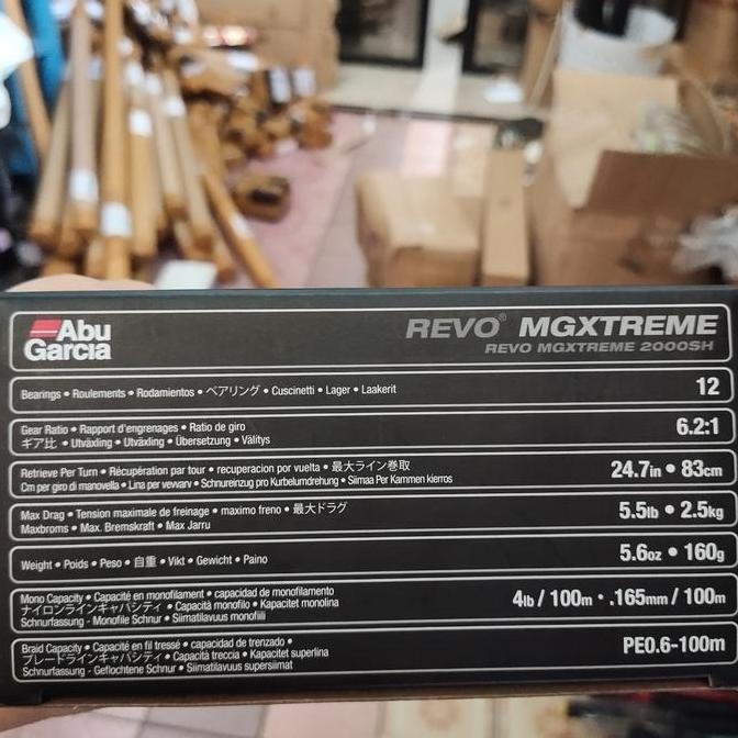 reel abu garcia revo mg xtreme 2000 sh spinning