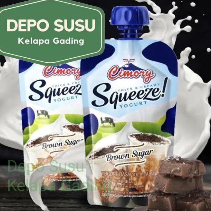 Leite - Cimory Squeeze Brown Sugar 120Gr | Yogurt 120 Gr Taro Black Manggo