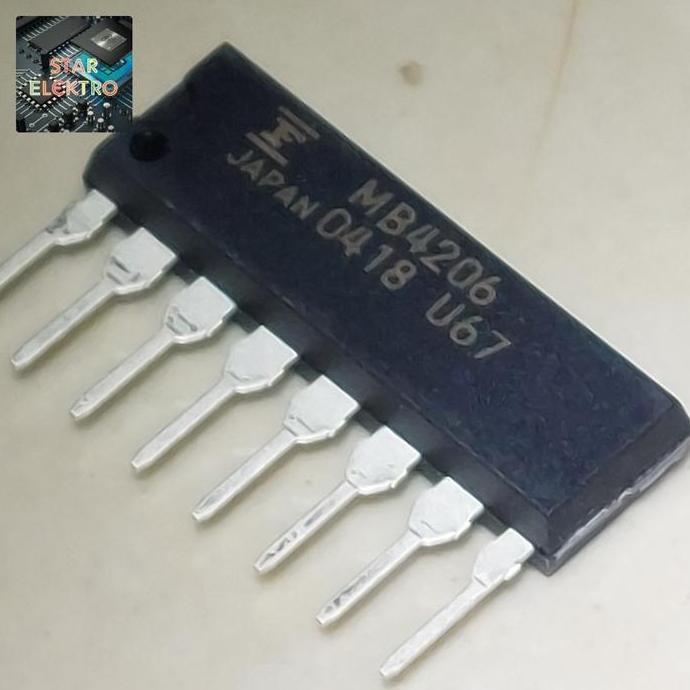 MB4206 SIP-8 MB 4206 IC FREQUENCY VOLTAGE CONVERTER JAPAN FUJITSU SE27