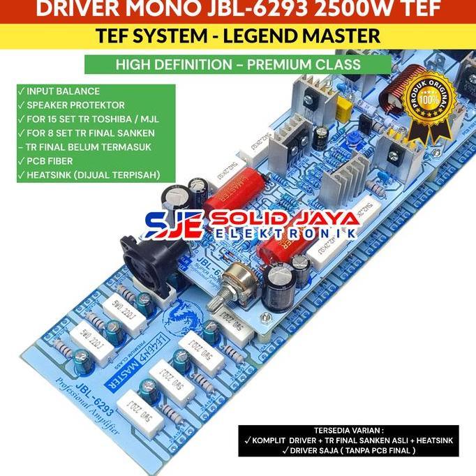 Gerr- Kit Driver Power Amplifier Forr Jbl6293 Jbl-6293 Jbl 6293 2000W Super Power Amplifier Plus Inp