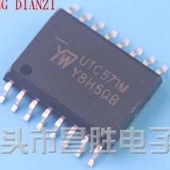 UTC571M SOP-16 SMD UTC571N SA571D UTC571 UTC 571 IC LINEAR DUAL GAIN KOMPONEN SE27