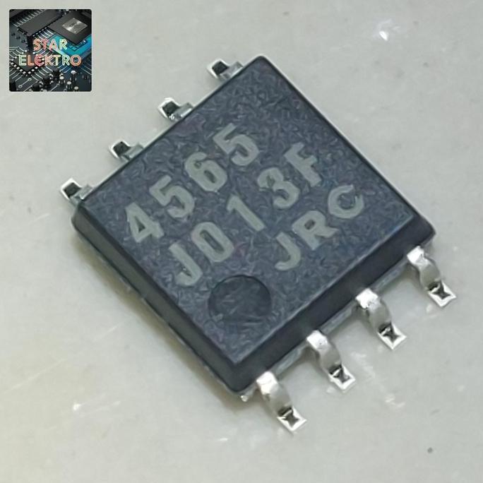 4565 JRC DMP-8 PERSEGI SMD NJM4565M-TE1 JAPAN RADIO IC OPAMP JRC4565 SE27